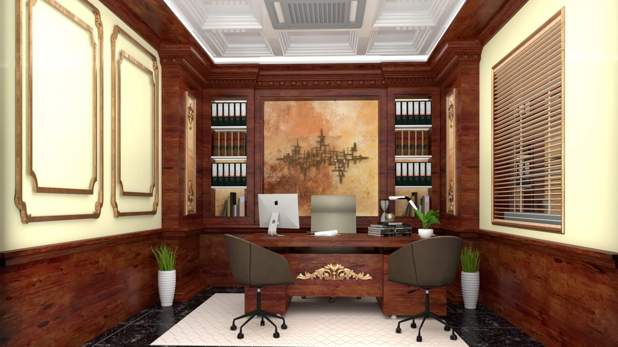 best Office Interior, Cabin Interior, Chamber interior design