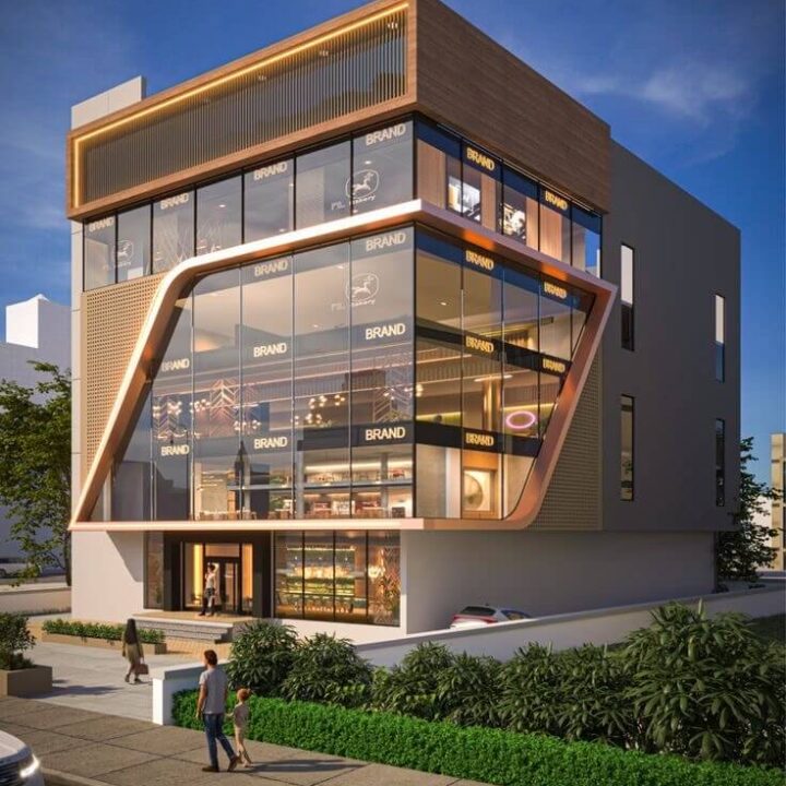Best 3D Rendering service for Residential Buildings and multi-story shopping complexes