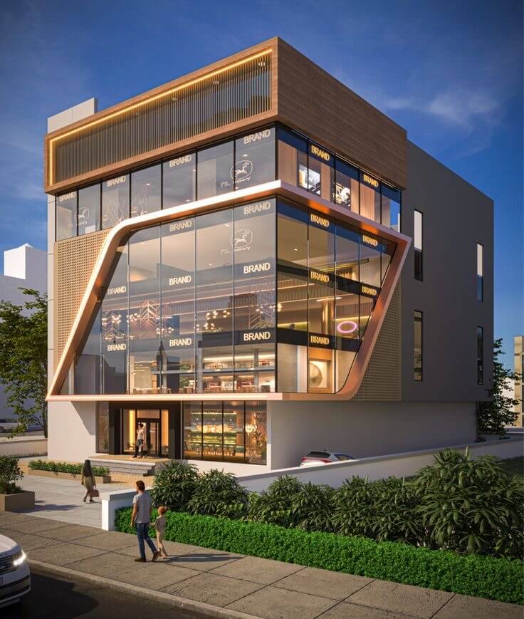 Best 3D Rendering service for Residential Buildings and multi-story shopping complexes