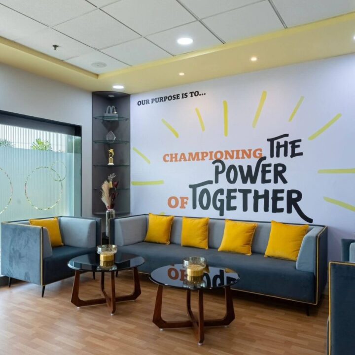 Creative Office Interior Designer in Indore, Office Lounge area Design