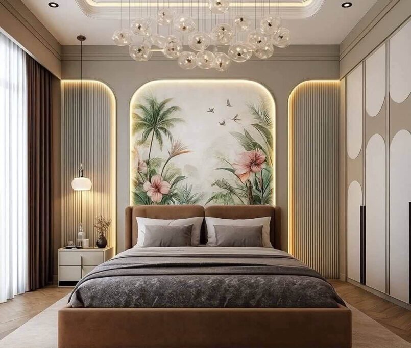Best Master bedroom interior design in Indore, best in Indore