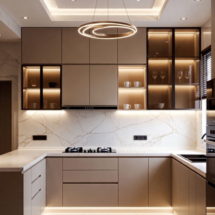 Modular Kitchen Design for Small Kitchen Indore