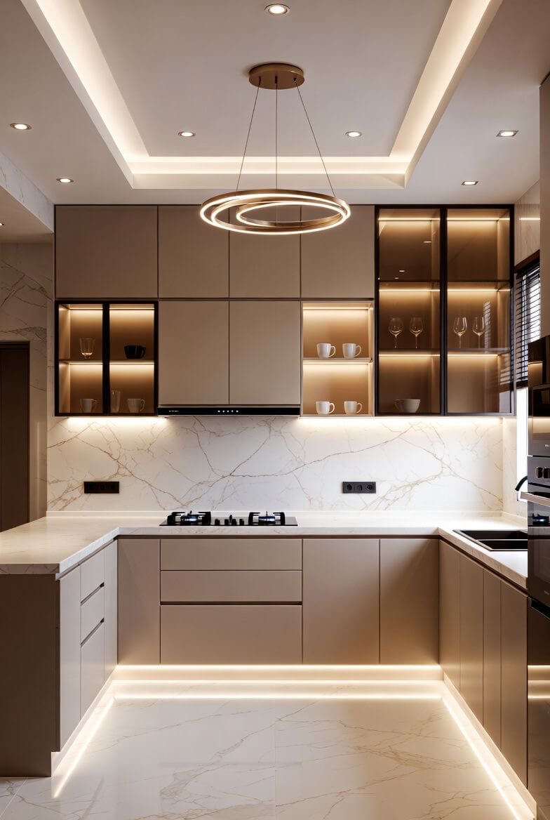 Modular Kitchen Design for Small Kitchen Indore