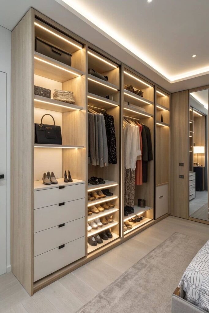 Best Walk in Closet wardrobe Design in Indore