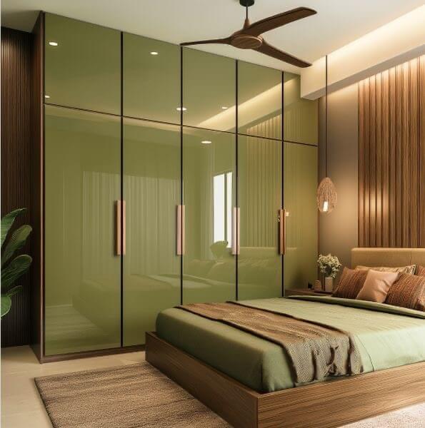 Modern 5 Door Design Wardrobe for Bedroom