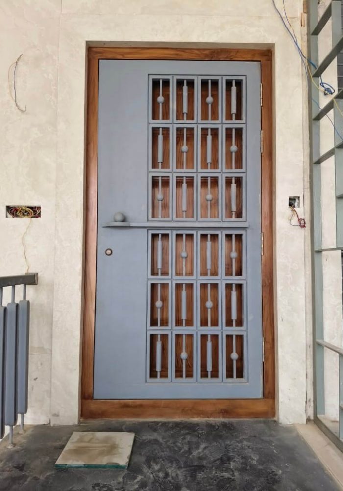 Door Design with Swing Single Bedroom Entrance