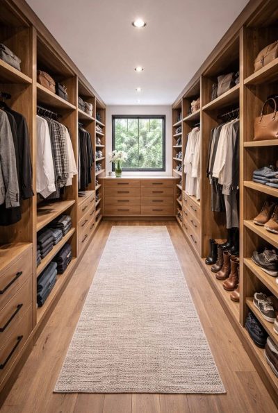 8-Door Contemporary Walk-In Wardrobe Design